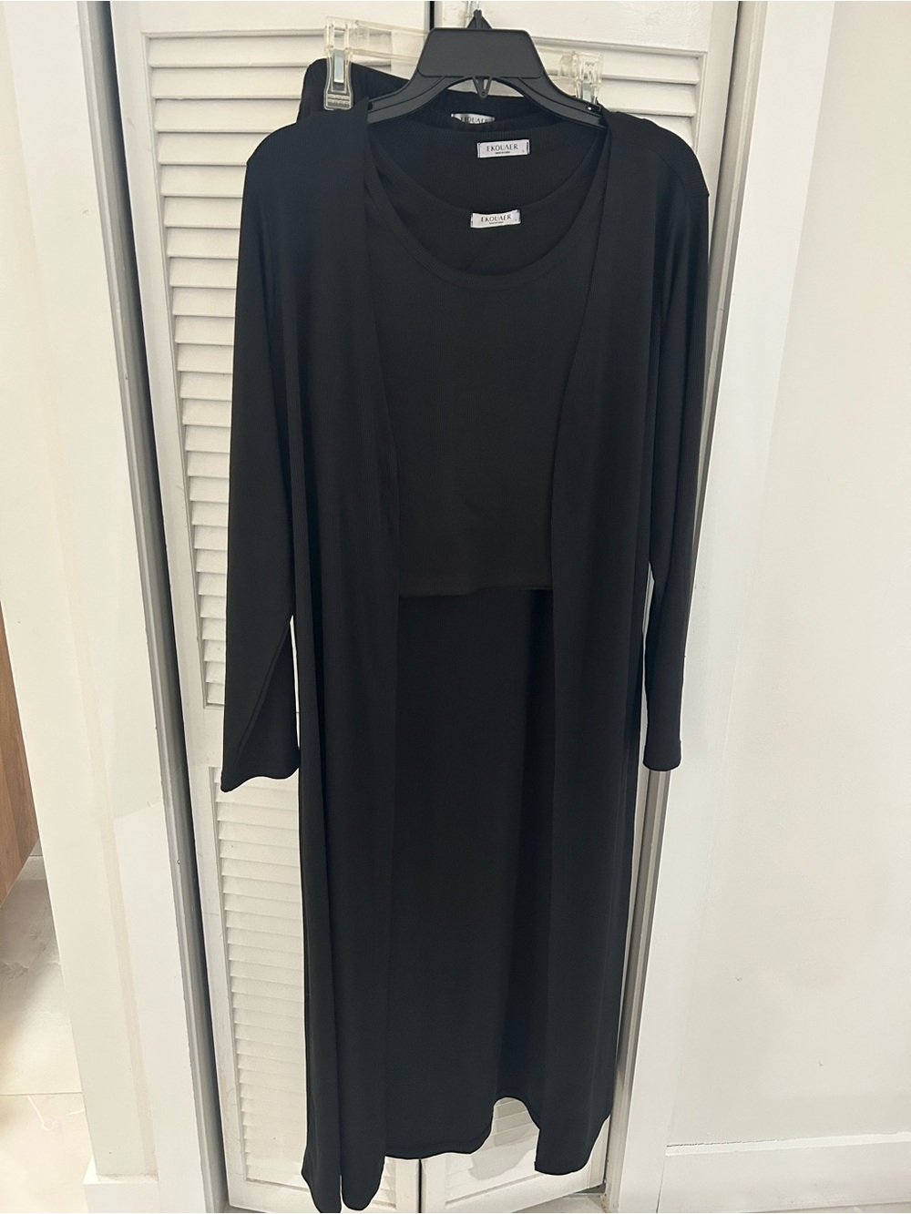 Women's Black 3-Piece Lounge Set - Picture 4 of 9